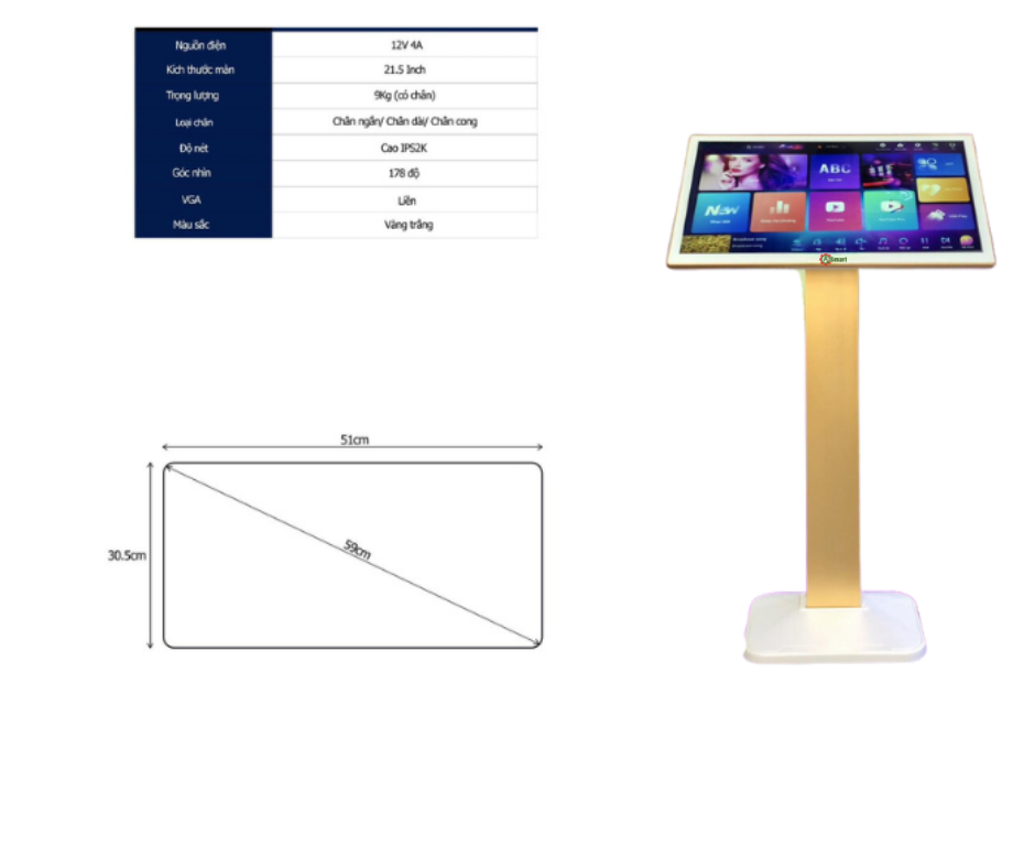 Màn hình cảm ứng 22″ có dây điện dung SLM - Ảnh 5